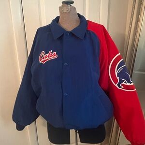 BRAND NEW CHICAGO CUBS Starter Jacket - Navy and Scarlet